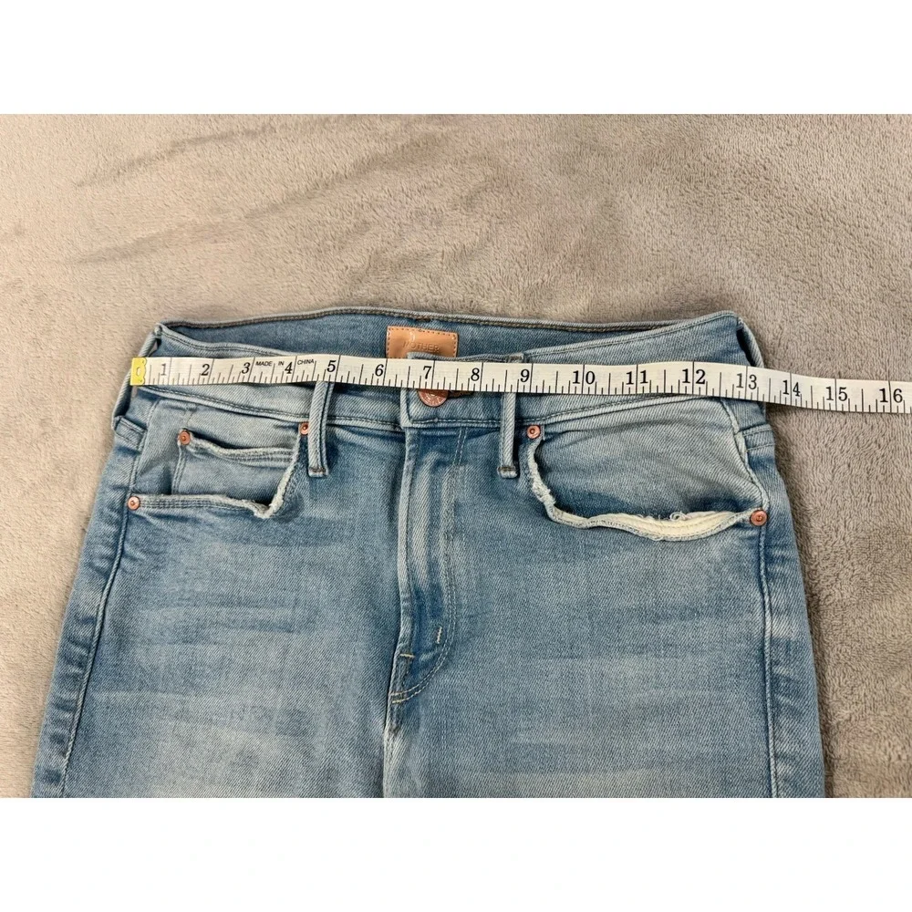 MOTHER Denim The Runaway Step Fray in California Cruiser Light Wash 26x31 Flare - Picture 8 of 9